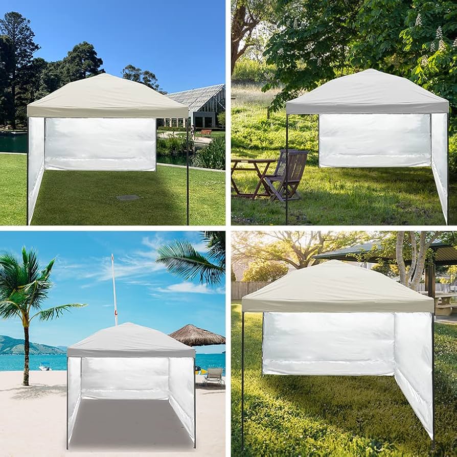 Amazon.com : Canopy SunWall, 10x10ft Pop Up Canopy Sidewall